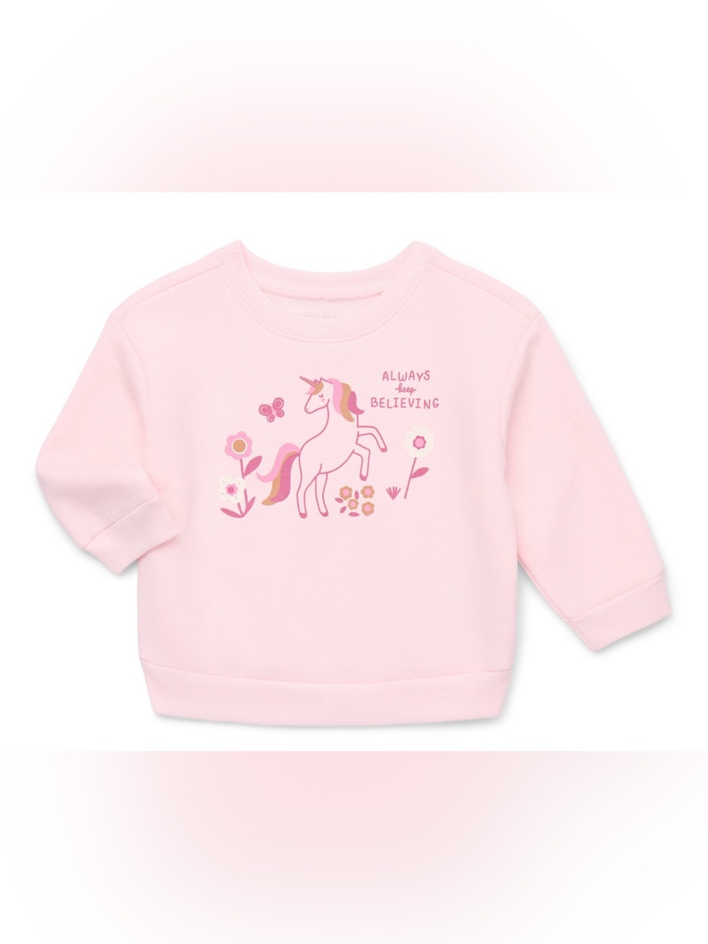 UNICORN GRAPHIC FLEECE SWEATSHIRT